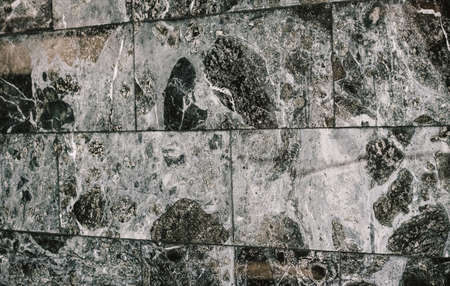 Marble Pattern. Close-up of marble tile. Black marble patterned texture background. Marble for design.の写真素材