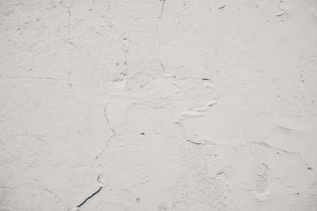 White brick wall background. white brick interior facade wall. old cement grunge backgroundの写真素材