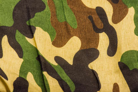 camouflage fabric texture. camouflage cloth. Material for designers camouflage fabric backgroundの写真素材