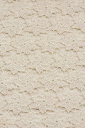 lace. White lace as an element of clothing. Fabric texture as an element for designersの写真素材