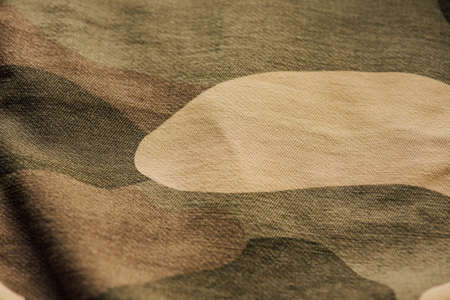 camouflage fabric texture. camouflage cloth. Material for designers camouflage fabric backgroundの写真素材
