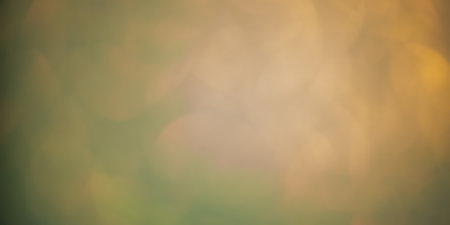 Glitter paper defocus as background. Green background with yellow defocus. Sparkles defocus light.の写真素材