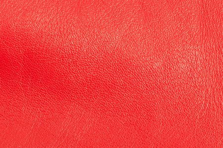 Red leather macro photo as backgroundの写真素材
