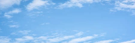 Blue sky with white clouds. sky textureの写真素材