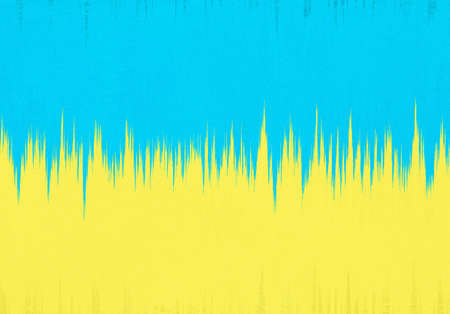 Blue and yellow background. Colors of the flag of Ukraine. Use for wallpapers, phone cases, cards, postersの写真素材