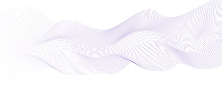 Wave line background with smooth shape. Beautiful wavy line on a white background. horizontal banner...