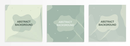 Abstract banner template with beautiful wavy lines and simple geometric shapes, modern design, abstract futuristic template, technology cards, backgrounds, flyers, wallpapers. For your designのイラスト素材