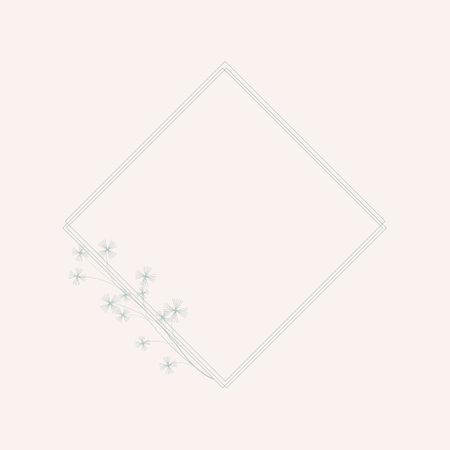 Elegant design templates with wildflowers, grass and leaves in linear style. Vector backgrounds for wedding invitations, greeting cards, social media stories, labels, brandingのイラスト素材