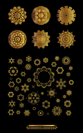 Ethnic vintage pattern design for your invitationsのイラスト素材