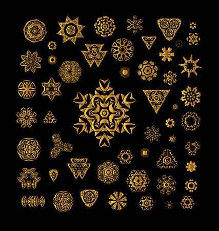 Ethnic vintage pattern design for your invitationsのイラスト素材