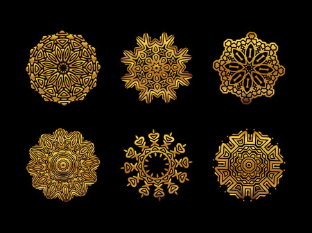 Ethnic vintage pattern design for your invitationsのイラスト素材