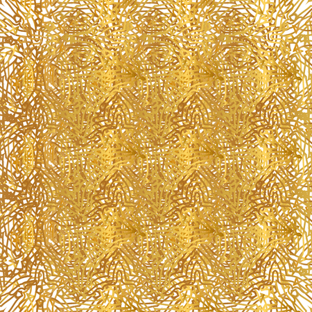 Vector gold abstract seamless patterns