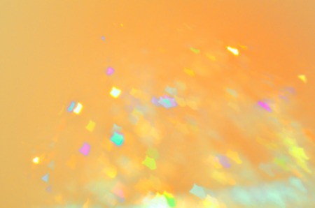 Blurred background sunset with bokeh sun light. Yellow bokeh background. Abstract blur golden bokeh...