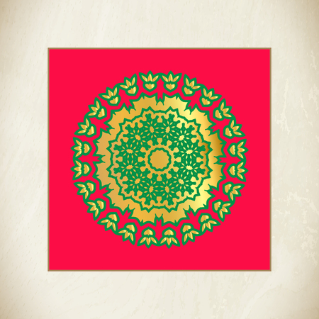 Snowflake or star decoration.  Christmas star illustration. Shining gold star vector illustration.のイラスト素材