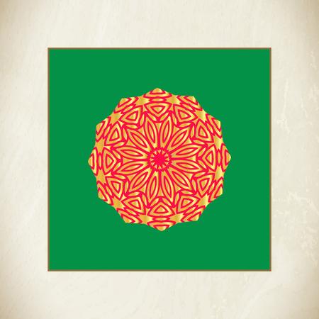 Shining christmas gold star vintage design vector illustration.のイラスト素材