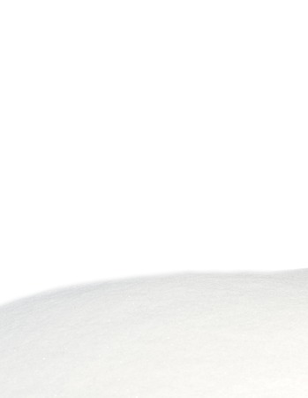 Snowdrift isolated on white background. Snow texture in white tone isolated の写真素材