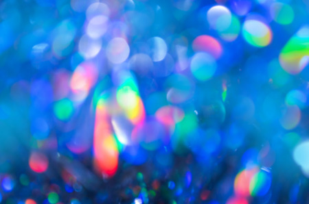 Bokeh background  lights in the night. Bokeh winter backgroundの写真素材