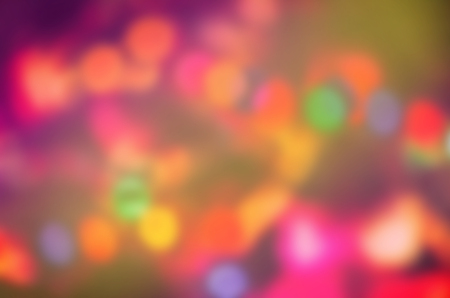 Blurred stage lights equipment with multicolored beams.  Entertainment concert  bokeh lighting....