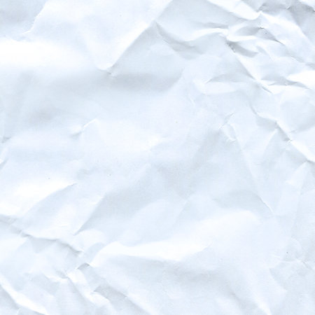 White crumpled paper for background. Empty parchment sheetの写真素材