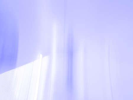 Blurred bokeh corridor in spacious modern medical facility. Abstract blurred new hospital with abstract lights.の写真素材