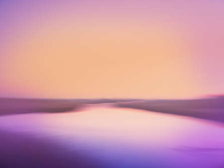 Blurry abstract fall bokeh nature background. Blurred autumn background with sunburst.の写真素材