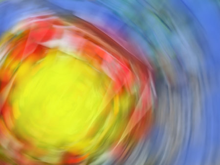 Landscape on planet Mars blur visual unusual content. Exploration of Mars Red planet blurred motion...
