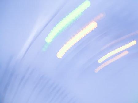Surveillance anti theft system concept bokeh blurred background.