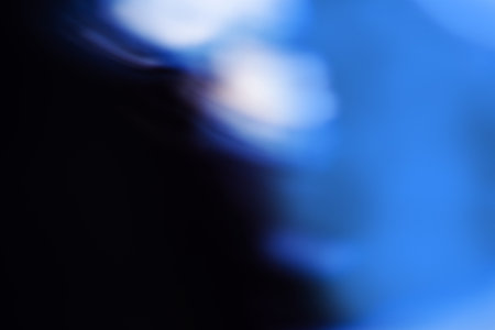 Blur space shuttle taking off on a mission with light painting effects. Spacecraft blur background.の写真素材