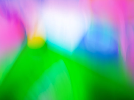 Leaves and flowers bokeh for nature background. Amazing blur and soft focus field of flowers in the garden.の写真素材