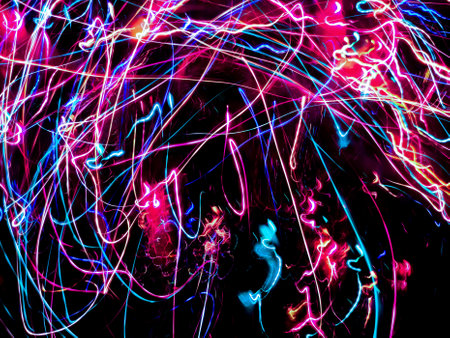Space exploration concept blurred background. Exploration of planet abstract blur backgroundの写真素材