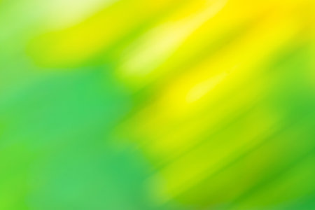 Copyspace bokeh blurry effect background. Blurry green bokeh background.の写真素材
