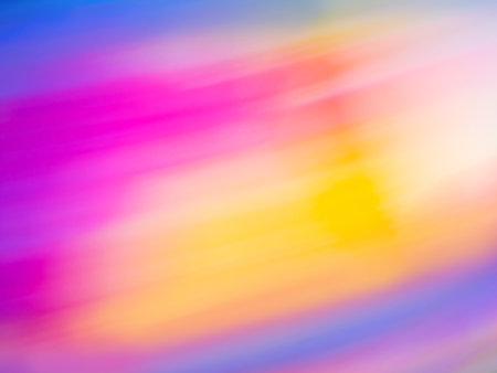 Rainbow textures fantasy defocused background. Creative blurry defocused bokeh vibrant rainbow background.の写真素材