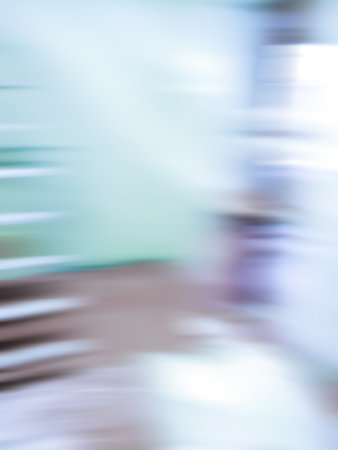 Business activity concept bokeh backdrop. Blur inside office buildingの写真素材