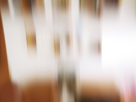 Blurry abstract office looking locations. Blurred crowds in modern office.の写真素材