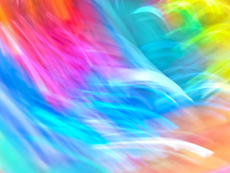 Abstract bokeh blurred sun and sky. Summer abstract bokeh blurred sun and sky.の写真素材