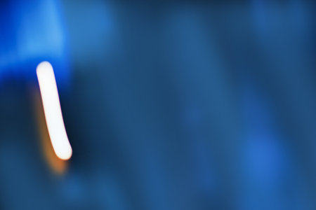 Futuristic global connection concept bokeh abstract blurred background. Digital waves abstract...