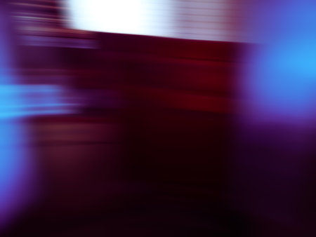Business activity concept bokeh backdrop. Blur inside office buildingの写真素材