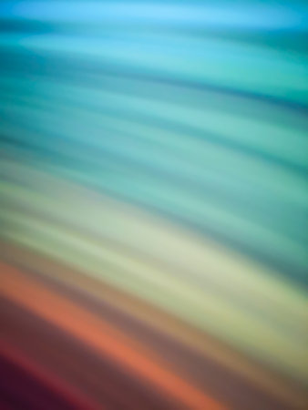 Pencil painting rainbow blur background. Defocused color pencils painting texture.の写真素材