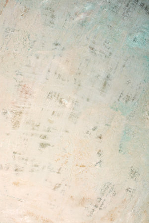 Abstract silver cement wall texture background. Decorative plaster effect on gray wall.の写真素材