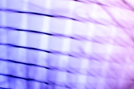 Smooth bokeh effect highlights modern technological mood. Abstract fiber connection background.