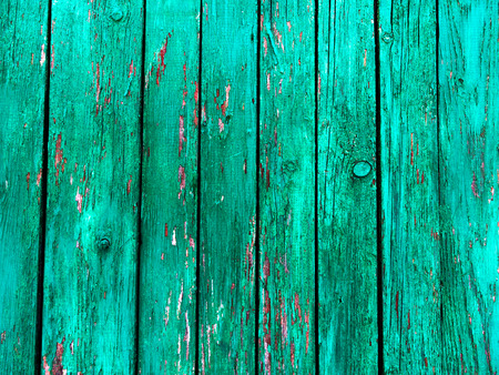 old grunge painted wood panels used as backgroundの写真素材