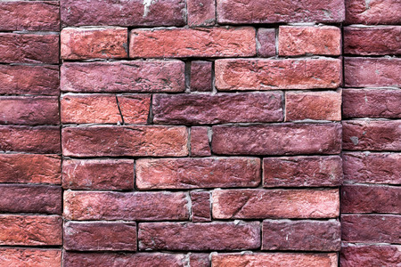 decorative painting painted surface stone brick wall vintage old cracked