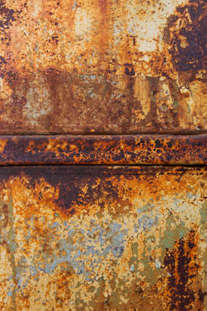 texture of rusty iron. aged rusty iron texture like a good grunge background. Old rusty metal plate for background. Rusty metal surface, may be used as background.のeditorial素材