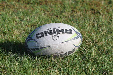 Odessa, Ukraine - August 29, 2020: Odessa National Team CREDO (red) - Kiev YES (black) rugby 7s....