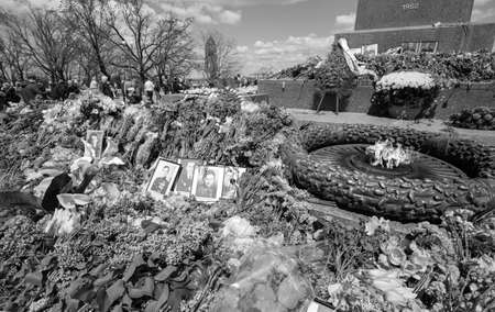 ODESSA, UKRAINE - MAY 9, 2021: Memorial of Unknown Sailor of Eternal Flame to defenders of...