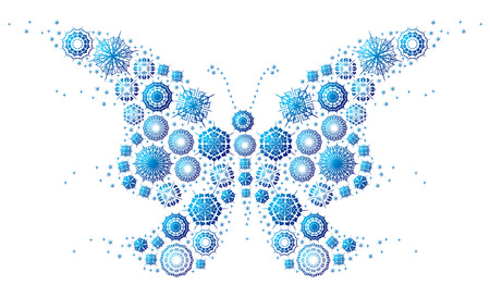 snowflake`s butterfly  のイラスト素材