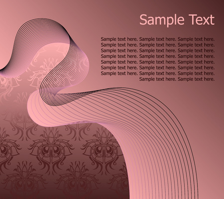 pink background with pattern  のイラスト素材