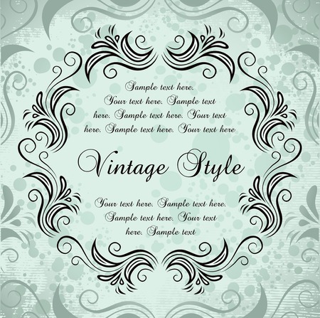 vintage frame  のイラスト素材