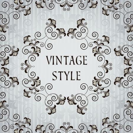 vintage frame  のイラスト素材