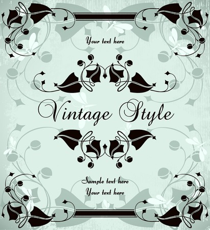 vintage frame   のイラスト素材